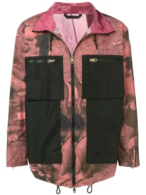 Photographic Print Jacket mens coats discount