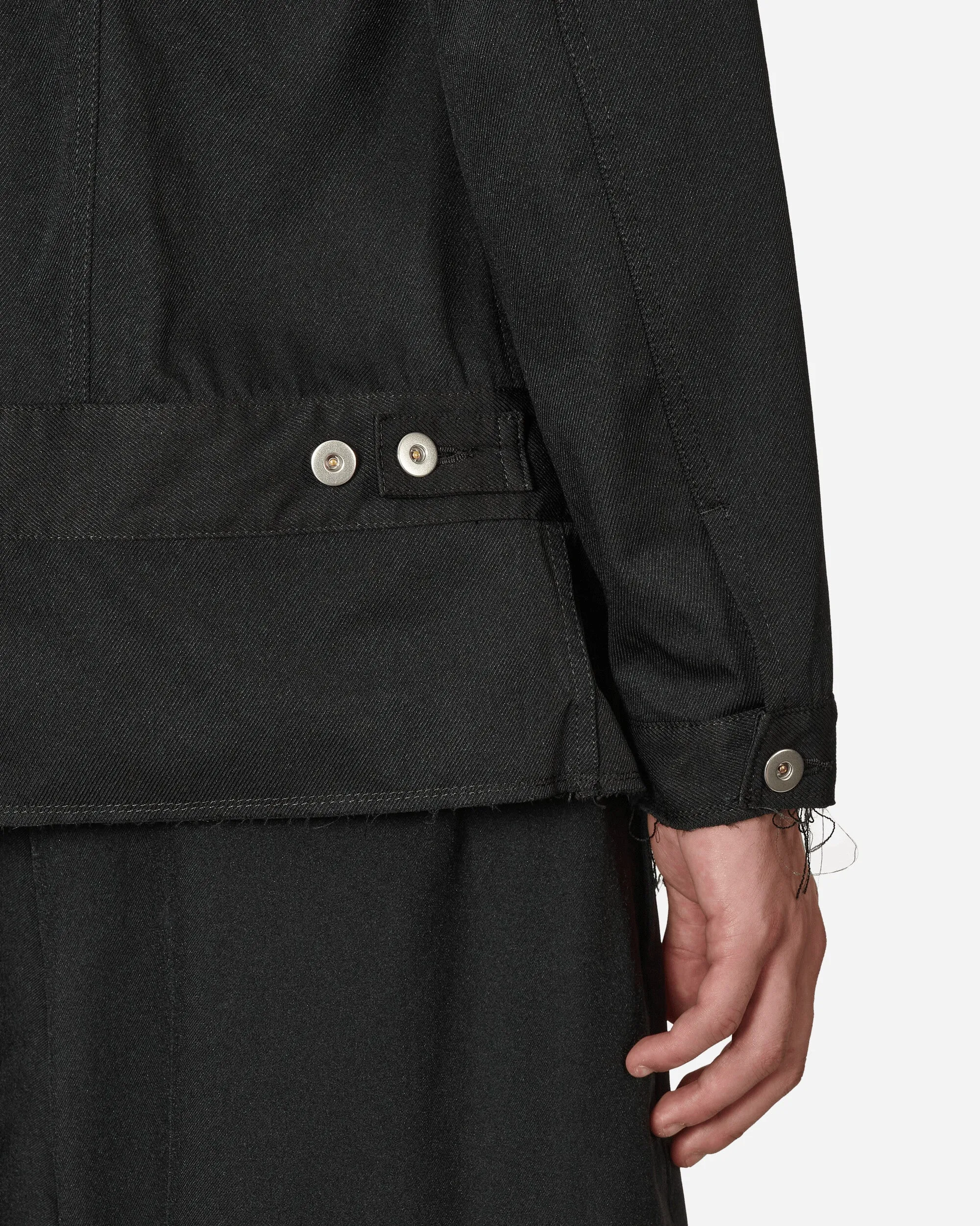 Polyester Drill Jacke Schwarz
