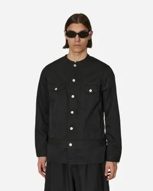 Polyester Drill Jacke Schwarz