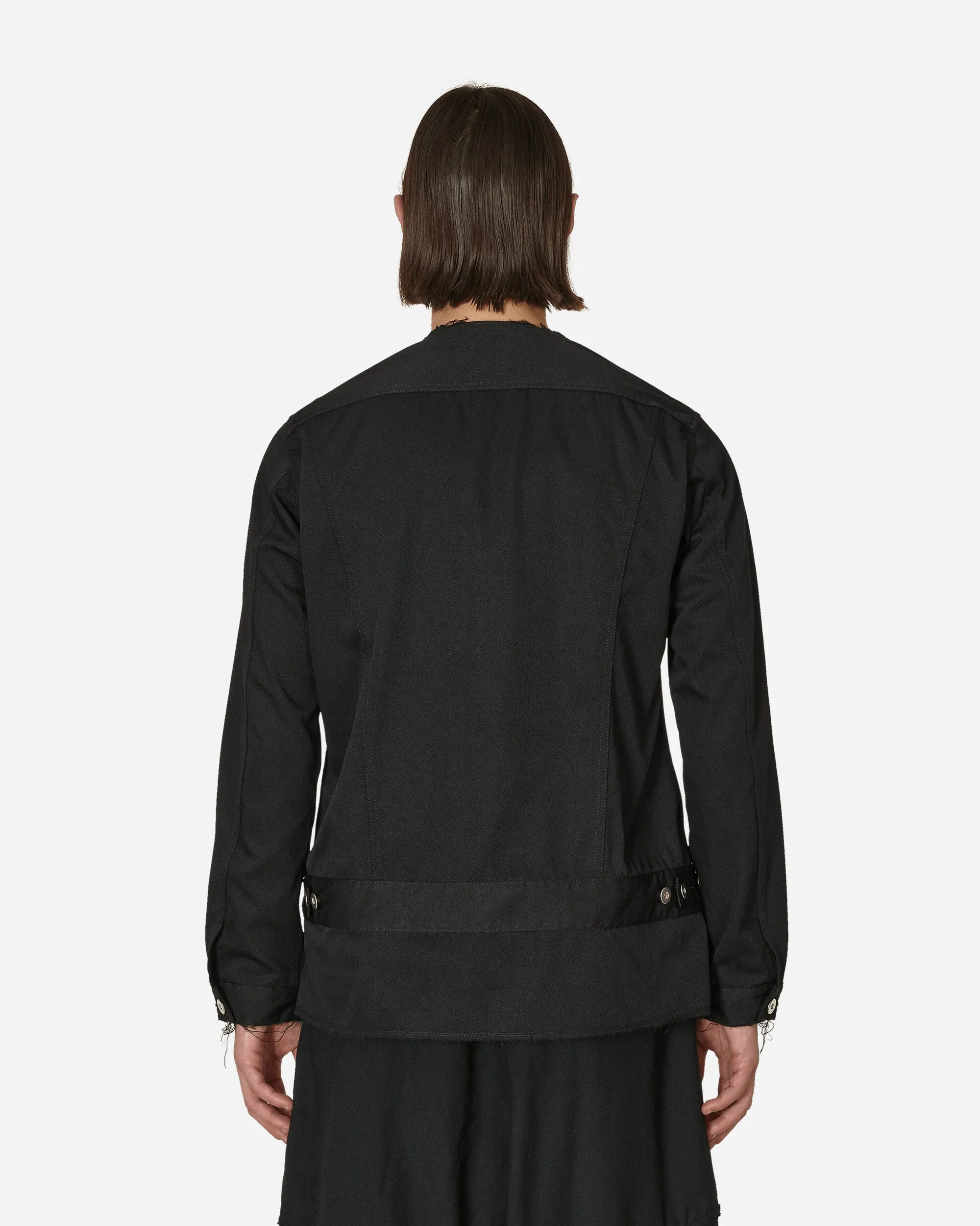 Polyester Drill Jacke Schwarz