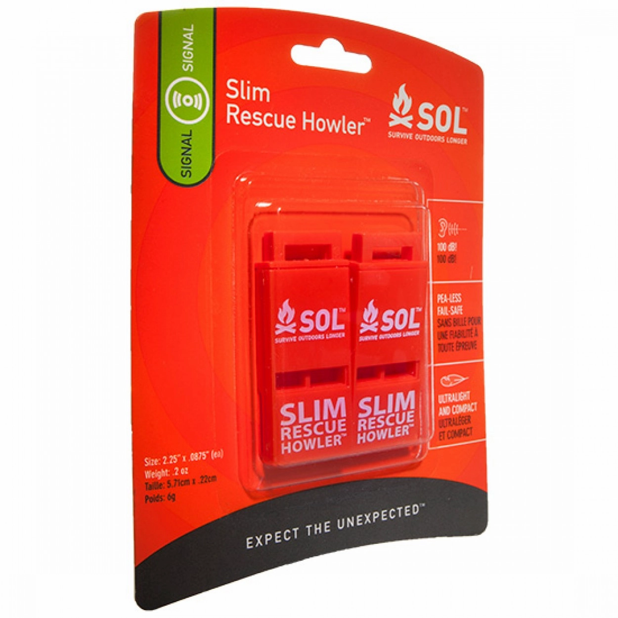 Safe Payment Premium Sol Slim Rescue Howler Whistle 2/Pack Dont Miss Out online store, you can find the cheap Items with reasonable price.