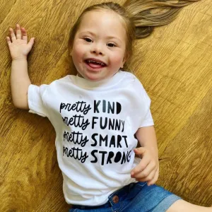 Pretty Strong Kids T-Shirt girls pajamas promo