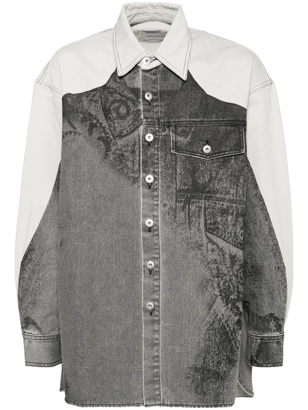 Printed Denim Jacket winter jackets clearance