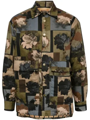Printed Shirt Jacket winter jackets clearance