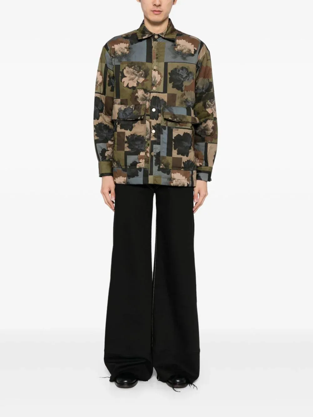 Printed Shirt Jacket