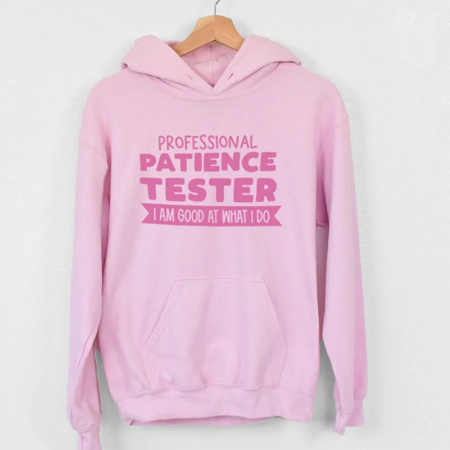Professional Patience Tester Kids Hoodie