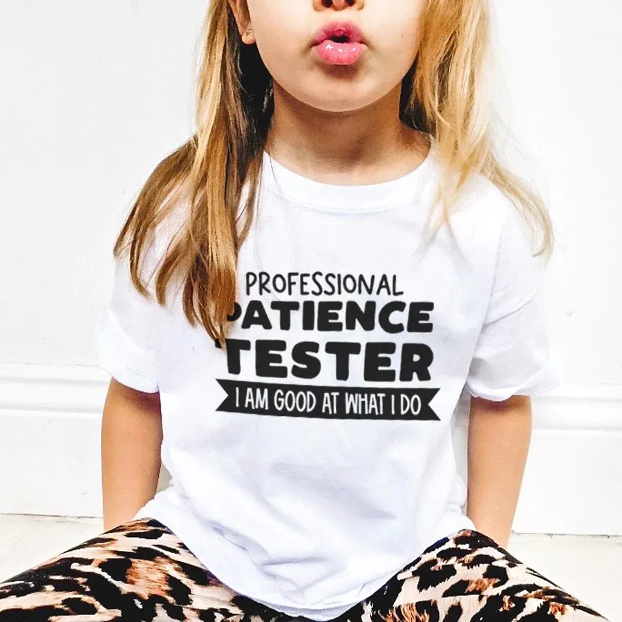 Professional Patience Tester Kids T-Shirt