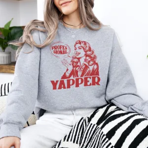 Professional Yapper Women's Sweatshirt postpartum clothes sale