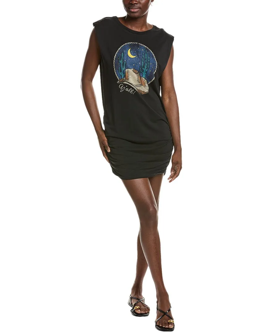 Project Social T Good Night Y'All Side Ruched T-Shirt Dress