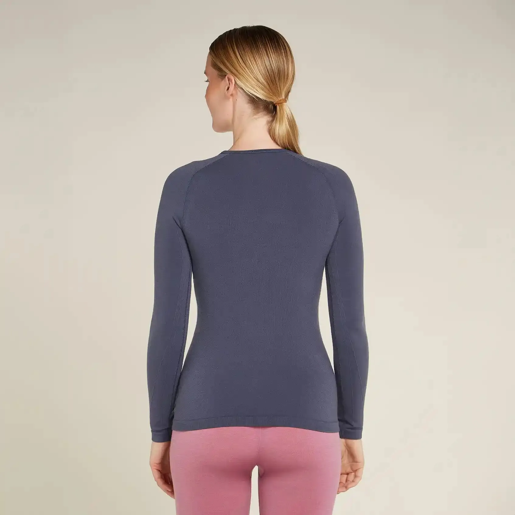 High-quality Icebreaker 260 Seamless Long Sleeve Crew Womens Thermal Top sale online, reasonable price and fast delivery.