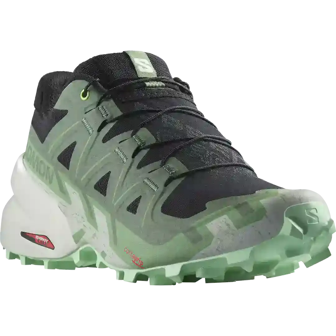Best Collection Of Provide Plenty Of Authentic Salomon Speedcross 6 Womens Trail Running Shoes - Black/Laurel Wreath/ Green Ash at Lowest Price , here will provide you unique design and best service.