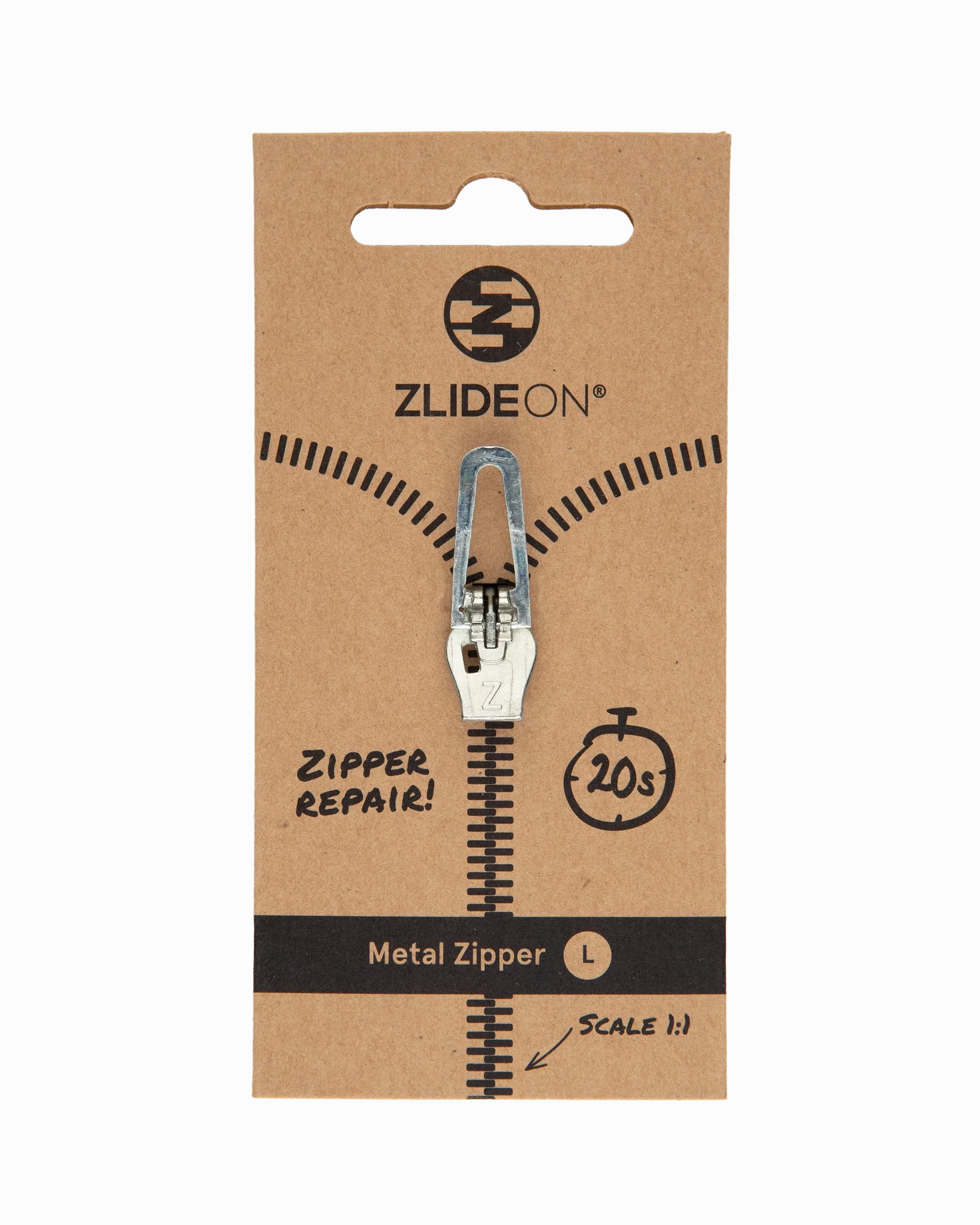 Big discount ZlideOn Metal Repair Zipper - L are cheapest price sale, 74% off, we get free shipping worldwide and great discount for you.