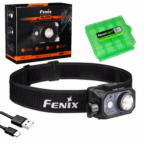 Select For Best Provide Fenix HL45R 1000 Lumen Adjustable Beam Headlamp, Rechargeable, AAA Dual Fuel, Gesture Sensing, Floodlight,Spotlight, Red Light with EdisonBright Battery Carrying case Bundle Deals online store, 74% discount for Items, bottom price, 
