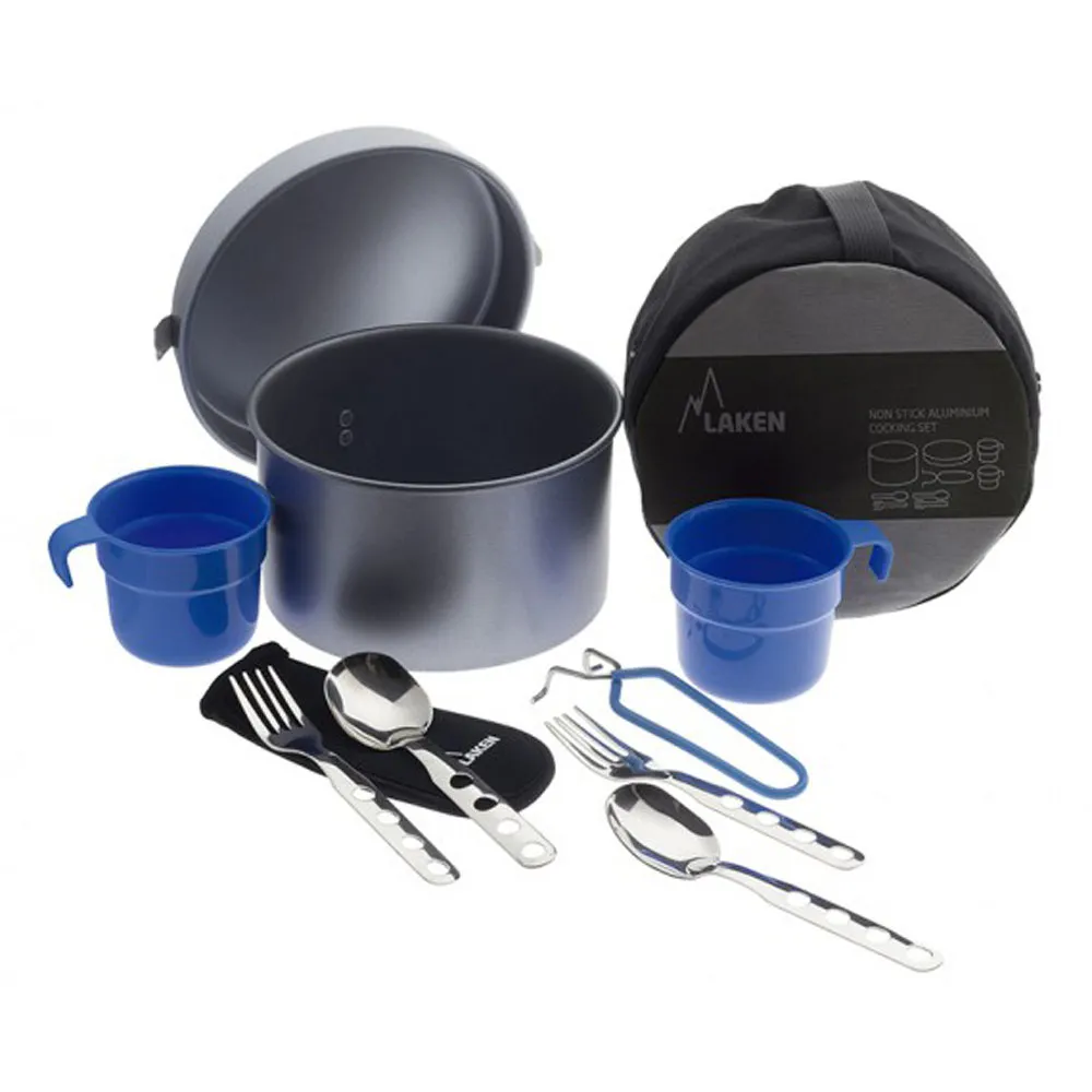 Select For Authentic Provides plenty of Laken 2 Person Non-Stick Aluminium Cooking Set lete in Specifications at our official site, 100% quality guarantee!