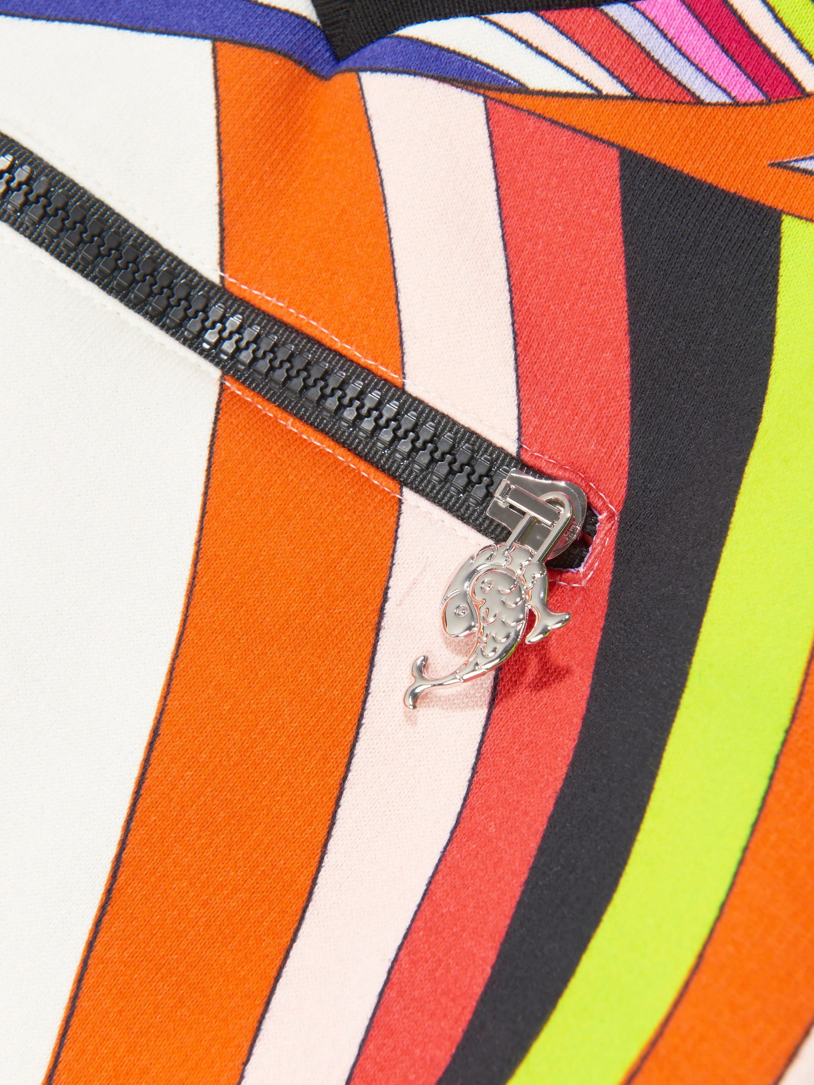 Pucci Girls Sweatshirt mit Irisdruck in Mehrfarben