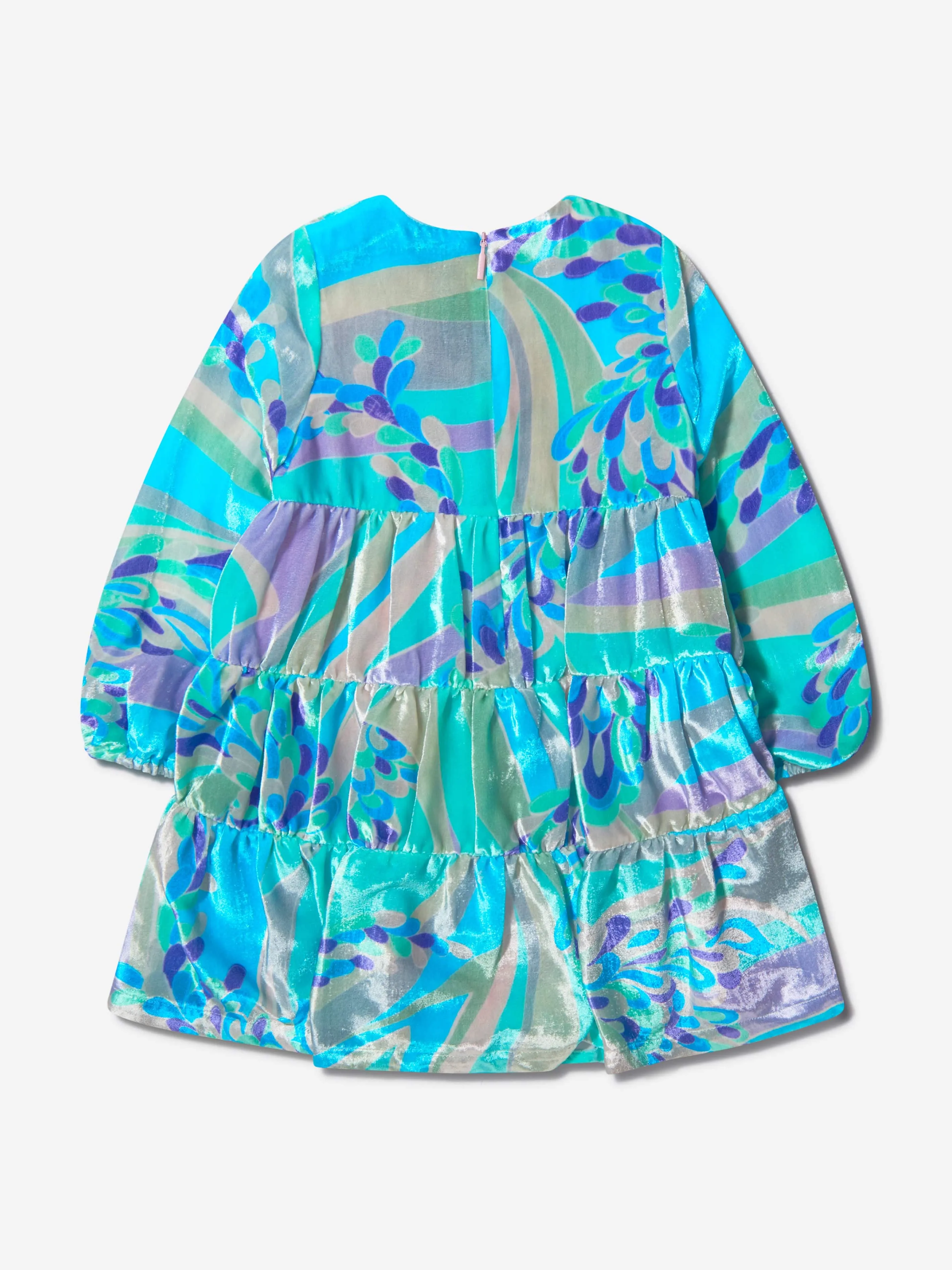 Pucci Girls Seidenkleid mit Muster