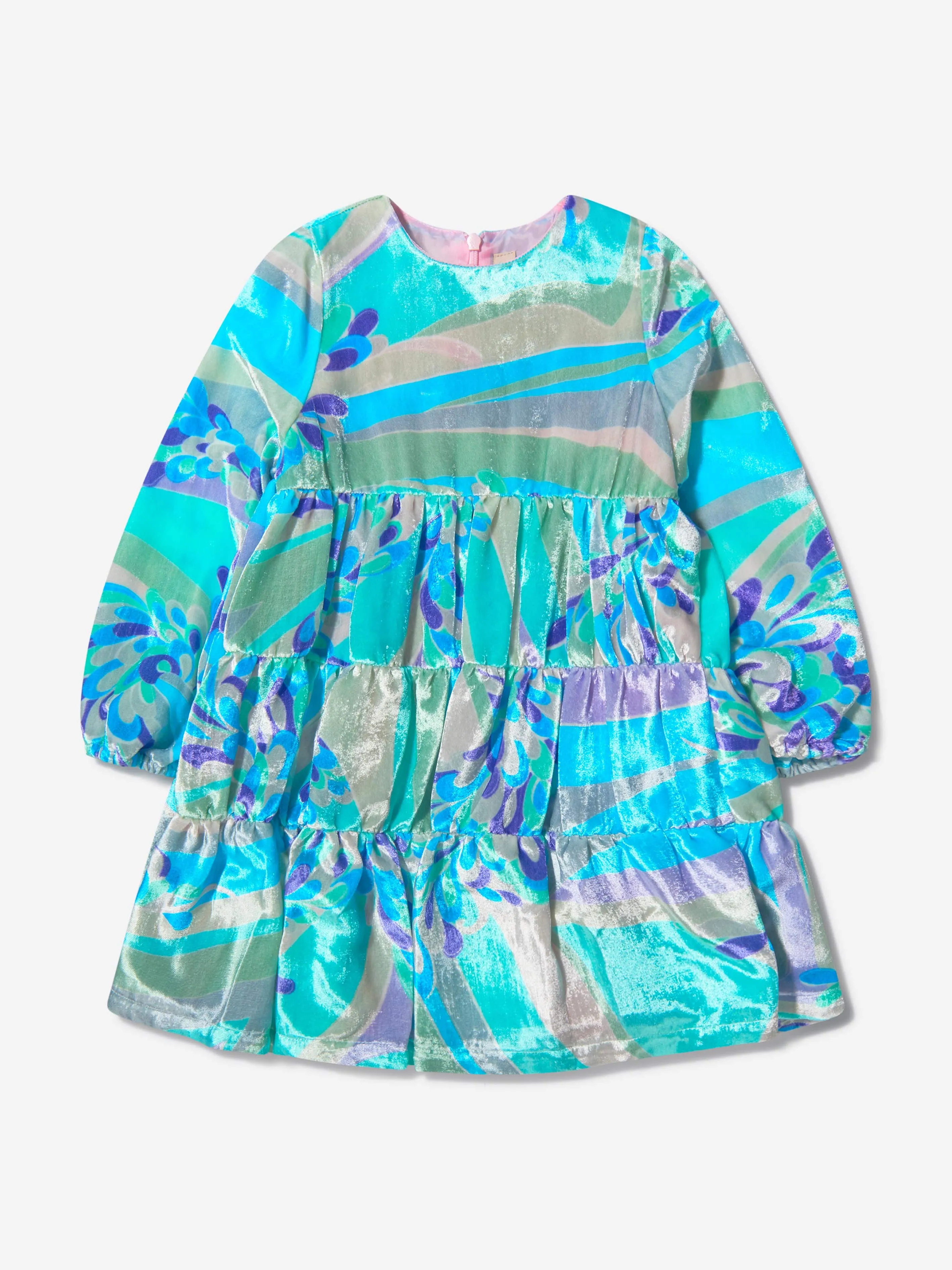 Pucci Girls Seidenkleid mit Muster
