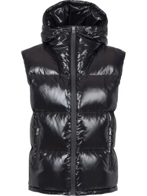 Puffer Hooded Sleeveless Jacket winter jackets clearance