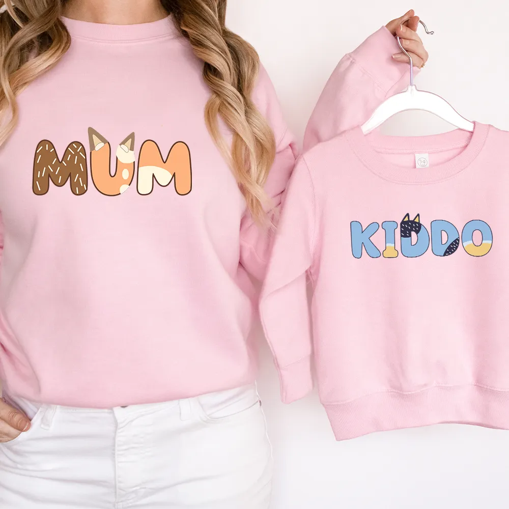 Puppy Dog - Mum & Kiddo Matching Sweatshirts