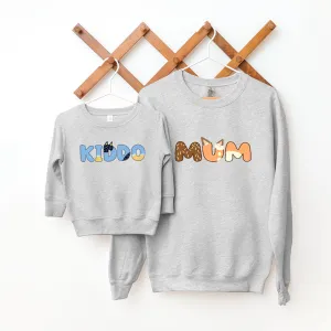 Puppy Dog - Mum & Kiddo Matching Sweatshirts nursing tops best deals