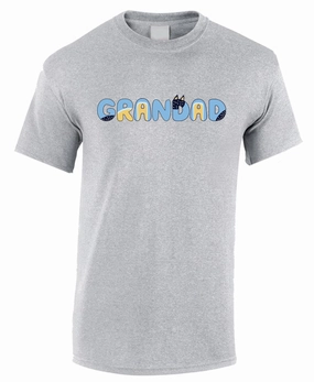 Puppy Dog - Grandad T-Shirt Grandparent Clothing - grandma outfits sale