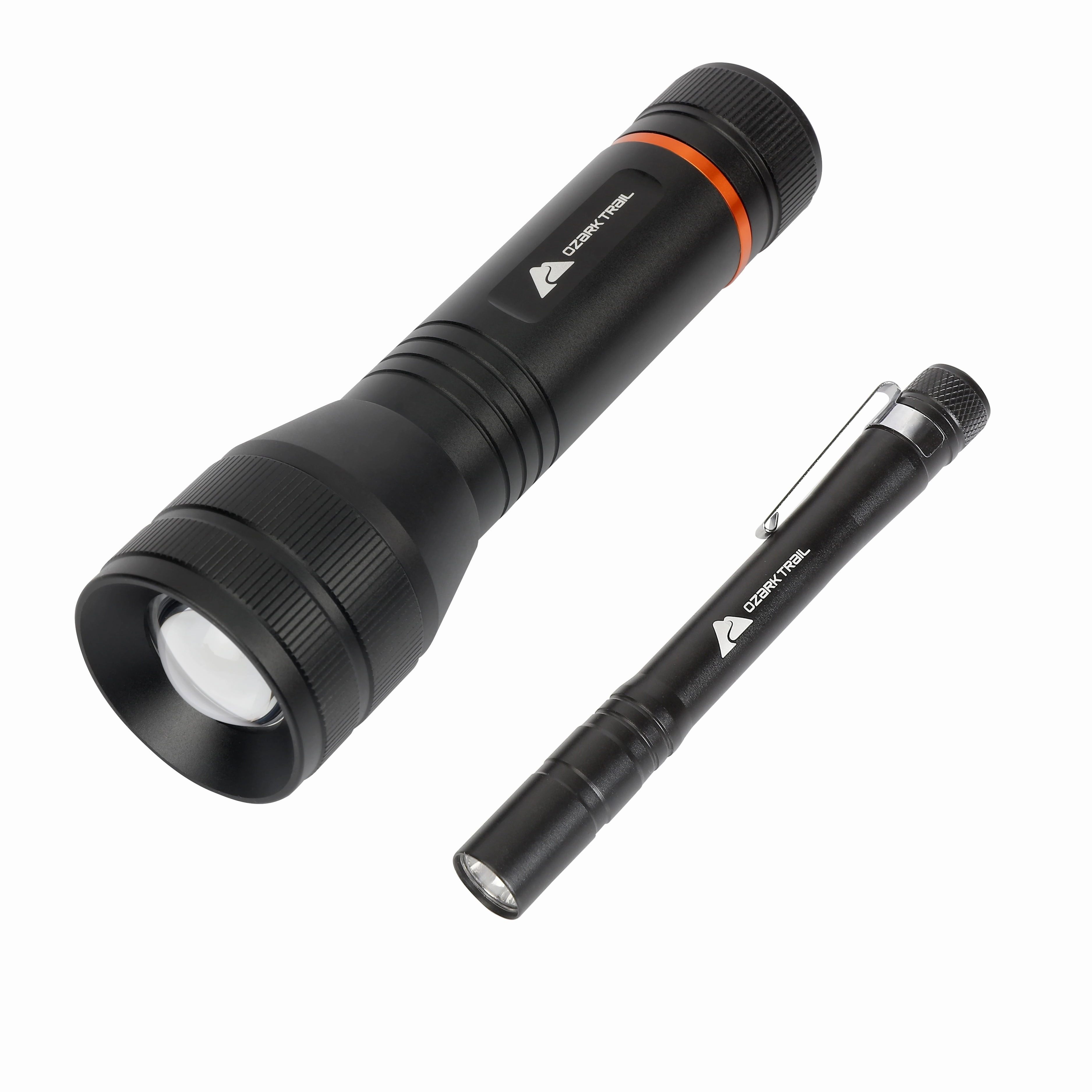 65-84%OFF Purchase Original Ozark Trail 88092 1500 Lumen Focusing Flashlight with Bonus Penlight, Waterproof, Black Design Website , many different kinds of authentic Items are cheap sale, just do it!