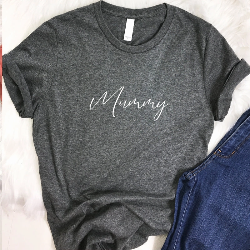 Pure Love- Mummy Script T-Shirt mum blouses clearance
