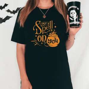 Put A Spell On You Halloween T-Shirt pregnancy jeans best price