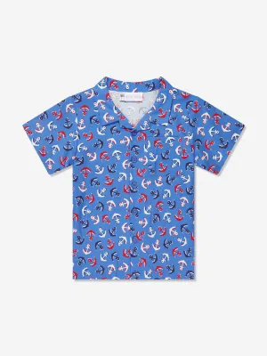 Rachel Riley Jungen Anker-Shirt in Blau