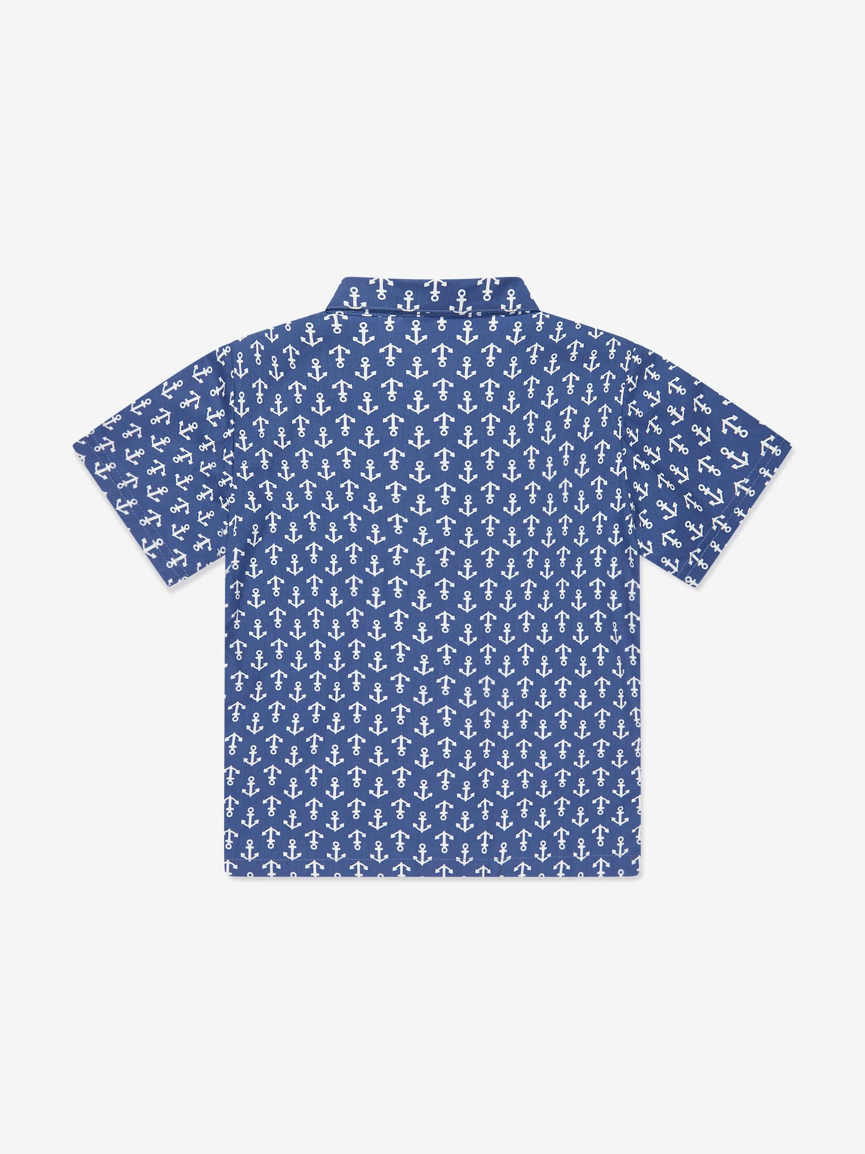 Rachel Riley Jungen Anker-Shirt in Marineblau
