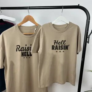 Raisin Hell & Hell Raisin Matching Oversized T-Shirts pregnancy jeans best price
