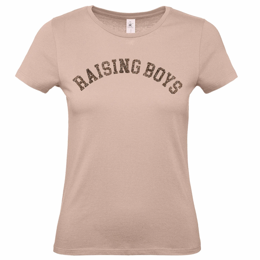 Raising Boys Leopard Tee (MRK X) mum blouses clearance