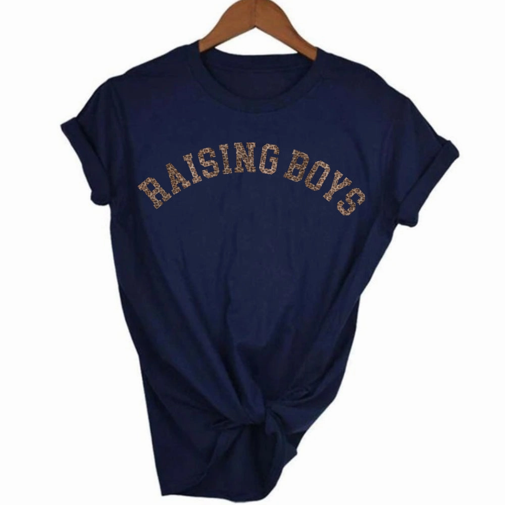 Raising Boys Leopard Tee (MRK X)