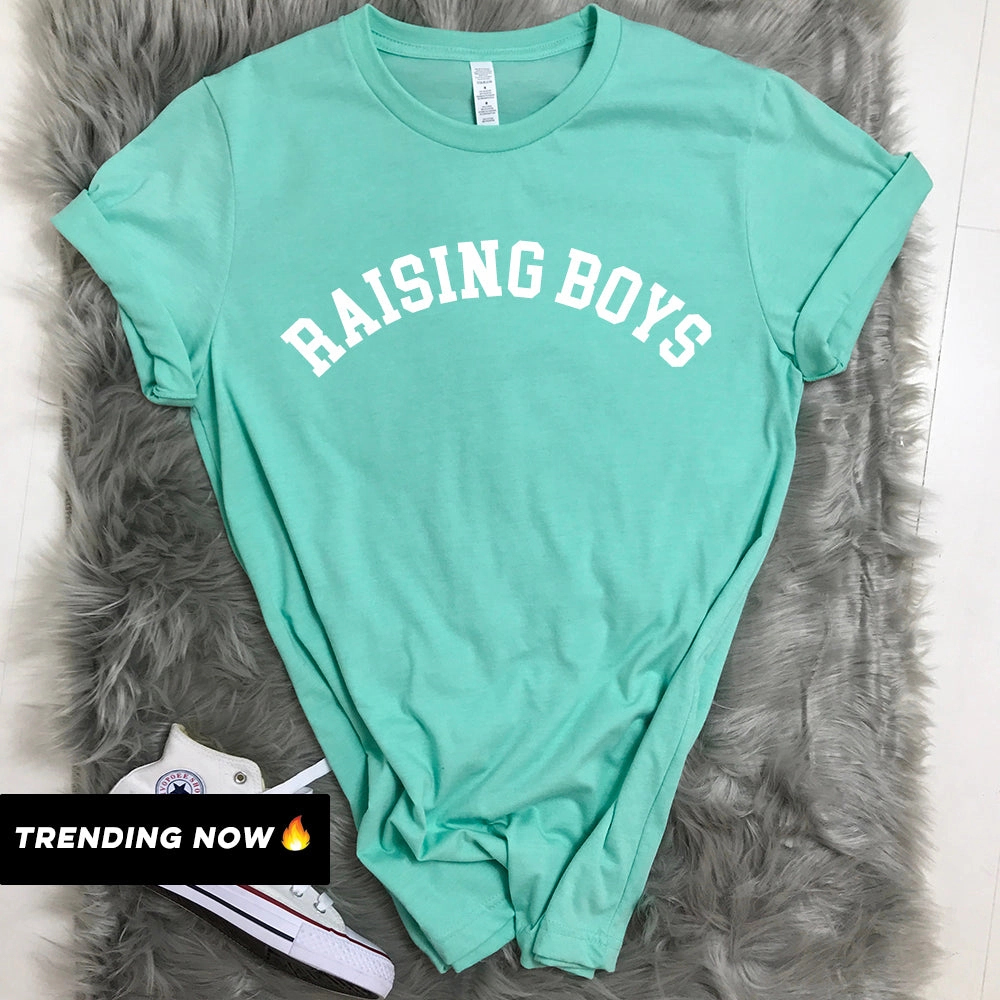 Raising Boys Summer T-Shirts (MRK X) mum blouses clearance