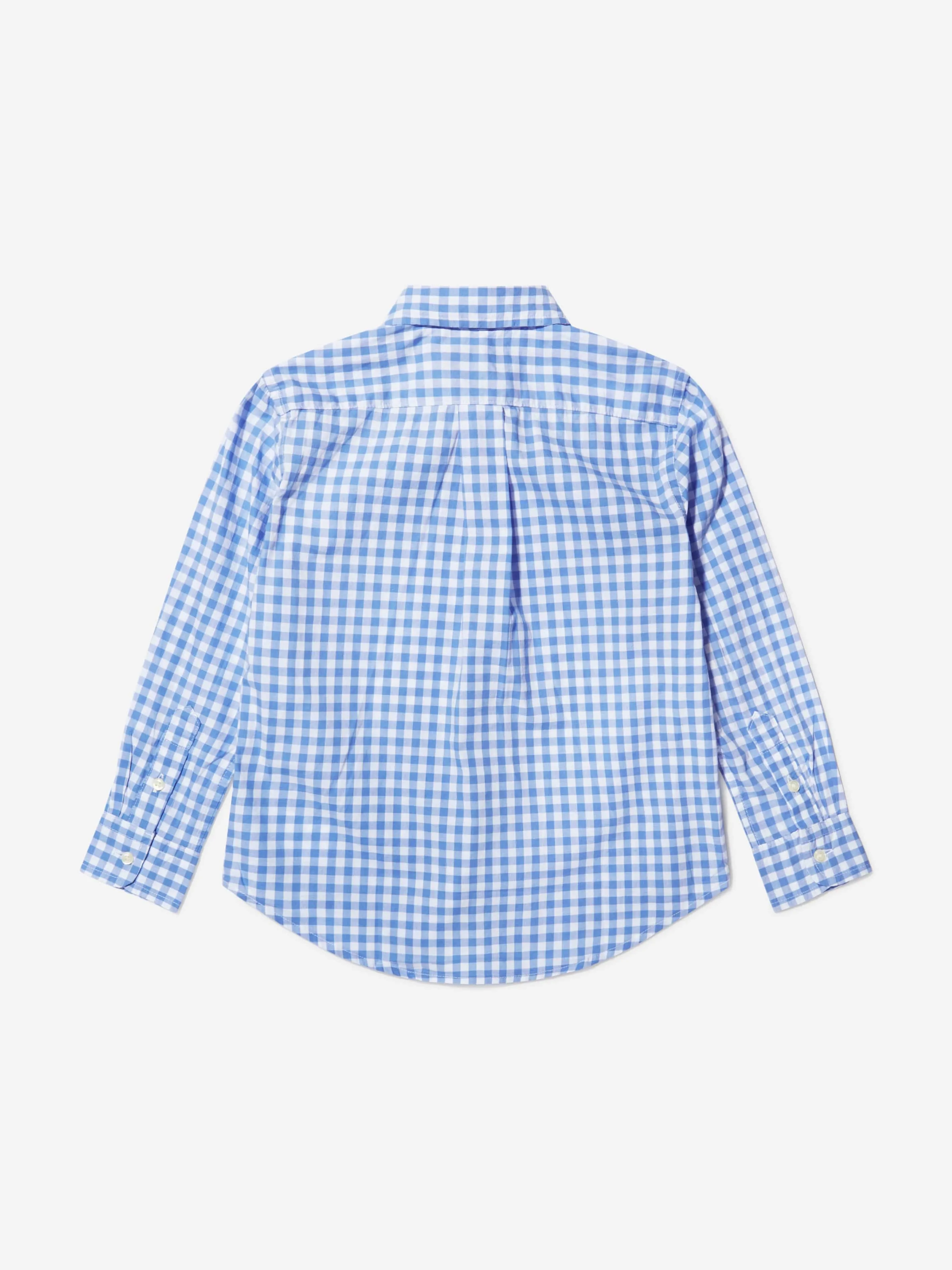Ralph Lauren Jungen Baumwoll-Popeline Karo-Hemd