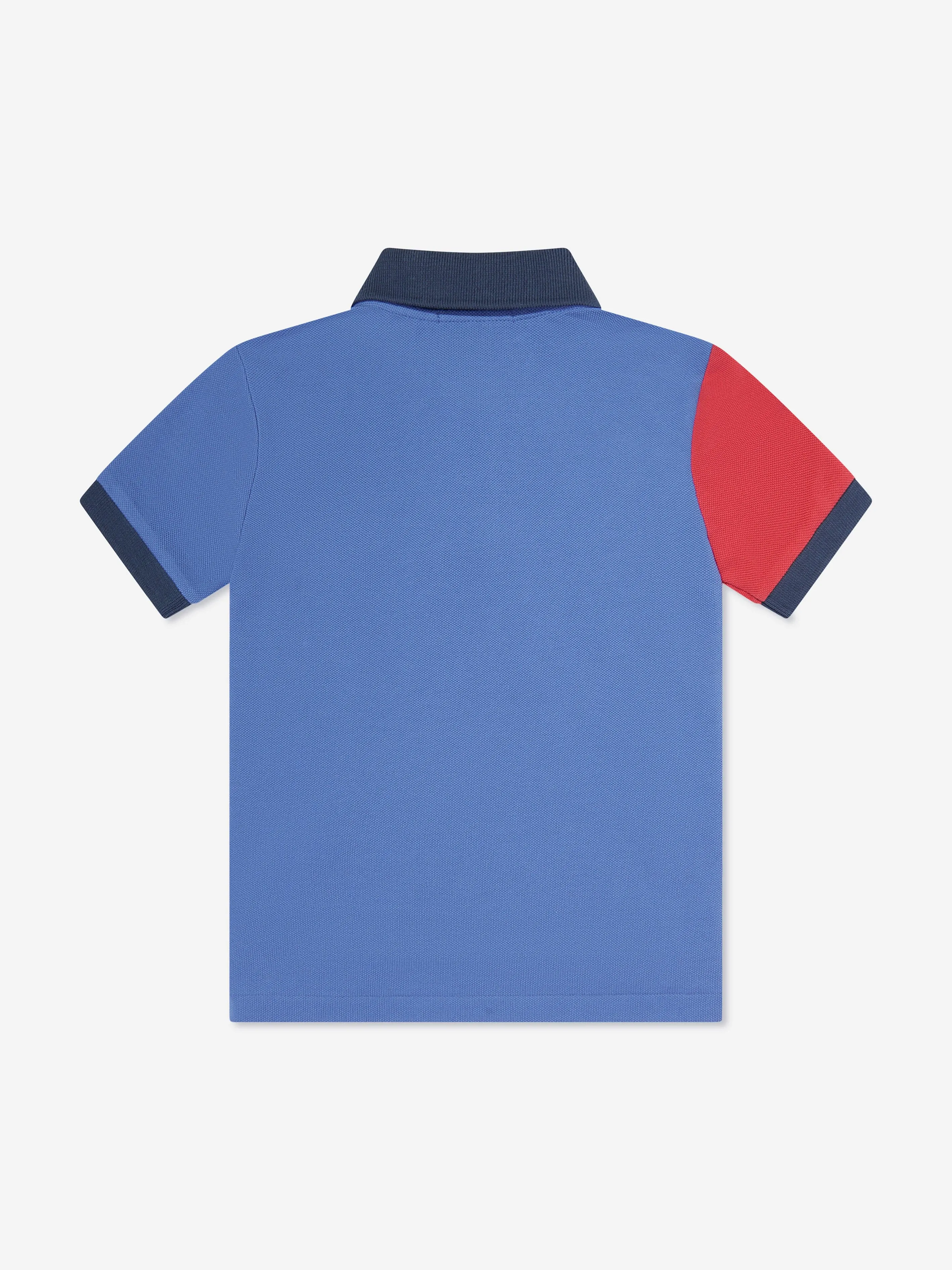 Ralph Lauren Jungen Polohemd mit Diagonalen Streifen in Blau