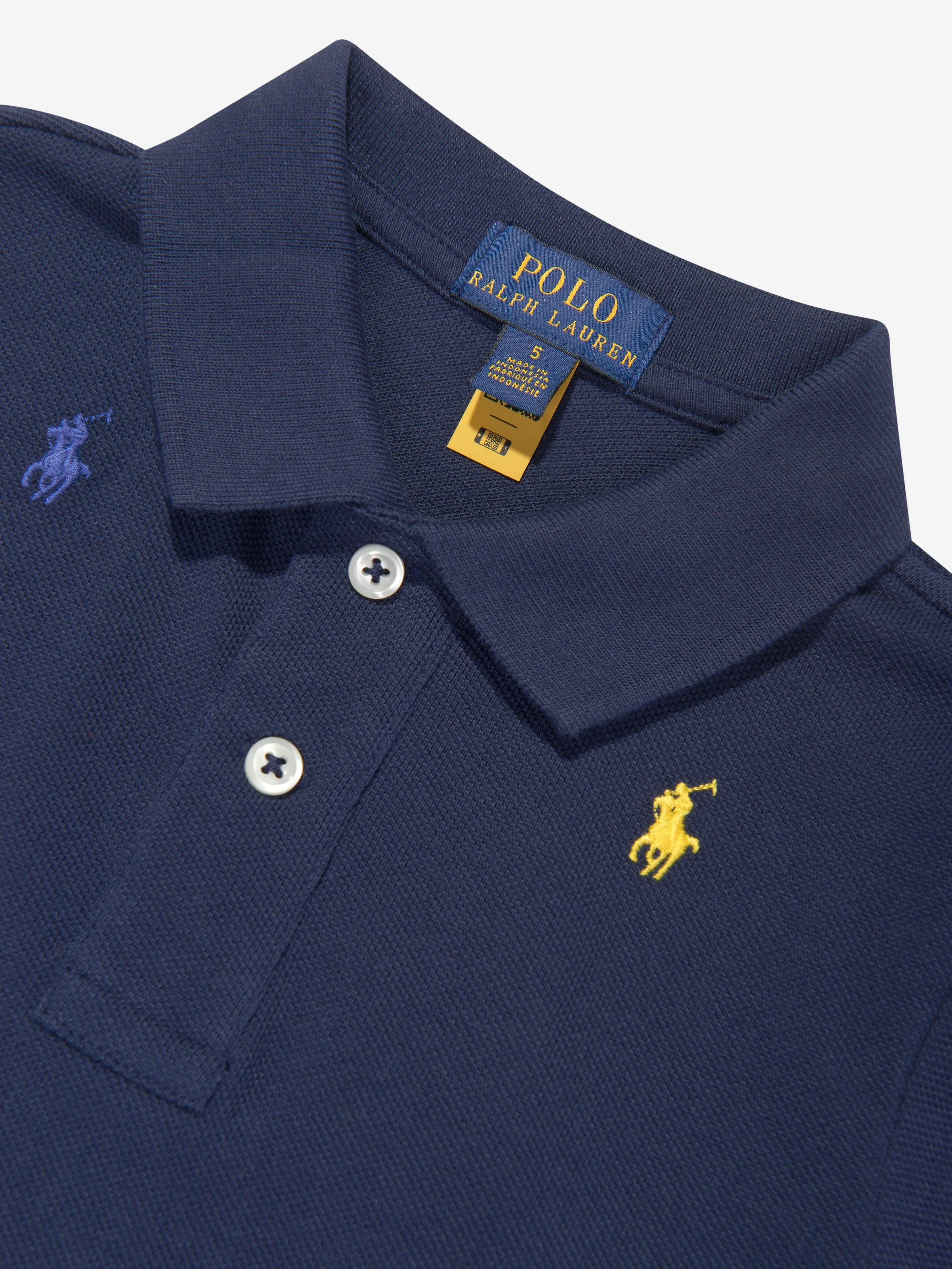 Ralph Lauren Jungen Logo Polo-Shirt in Marineblau