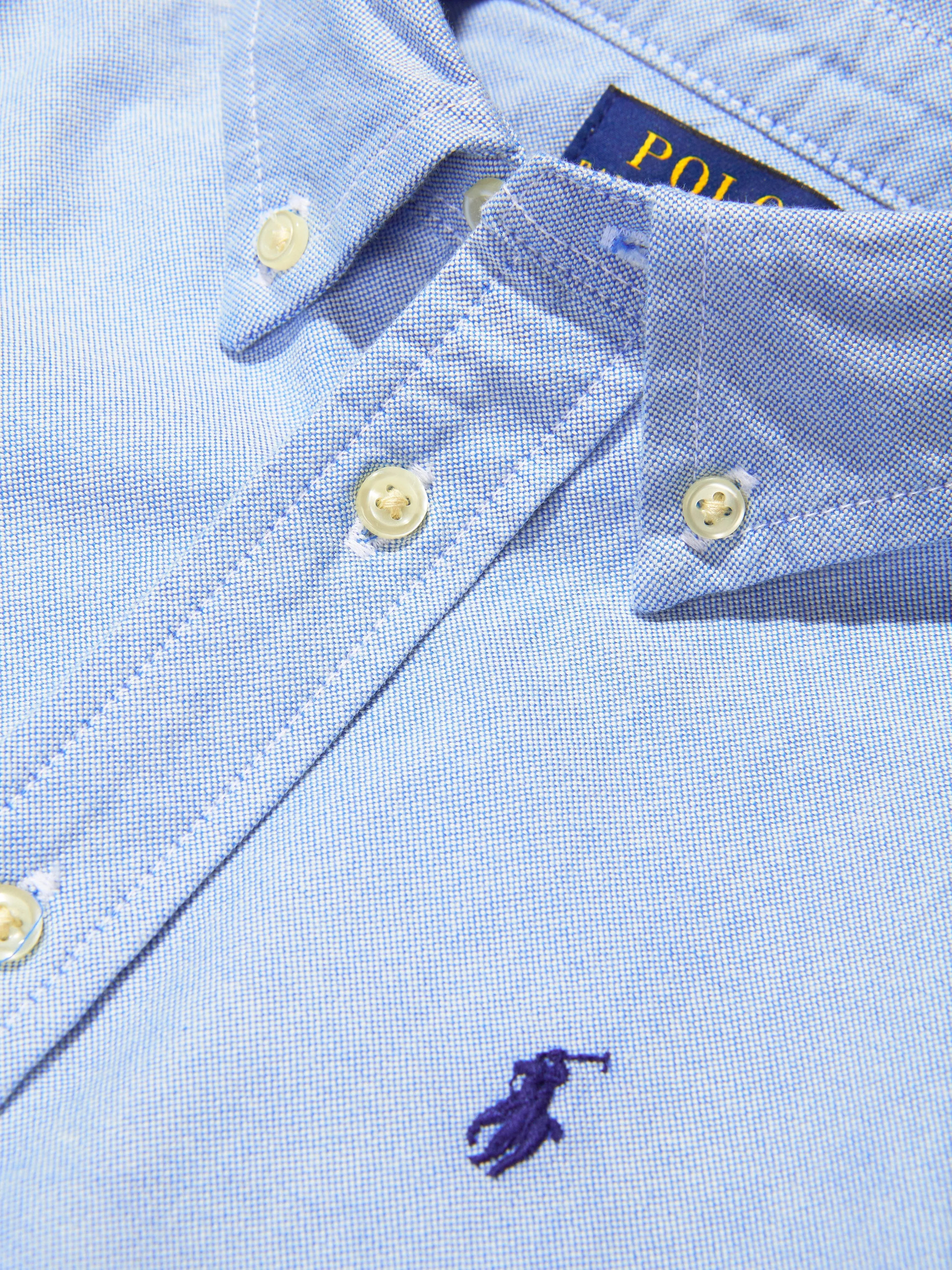 Ralph Lauren Jungen Logo Shirt in Blau