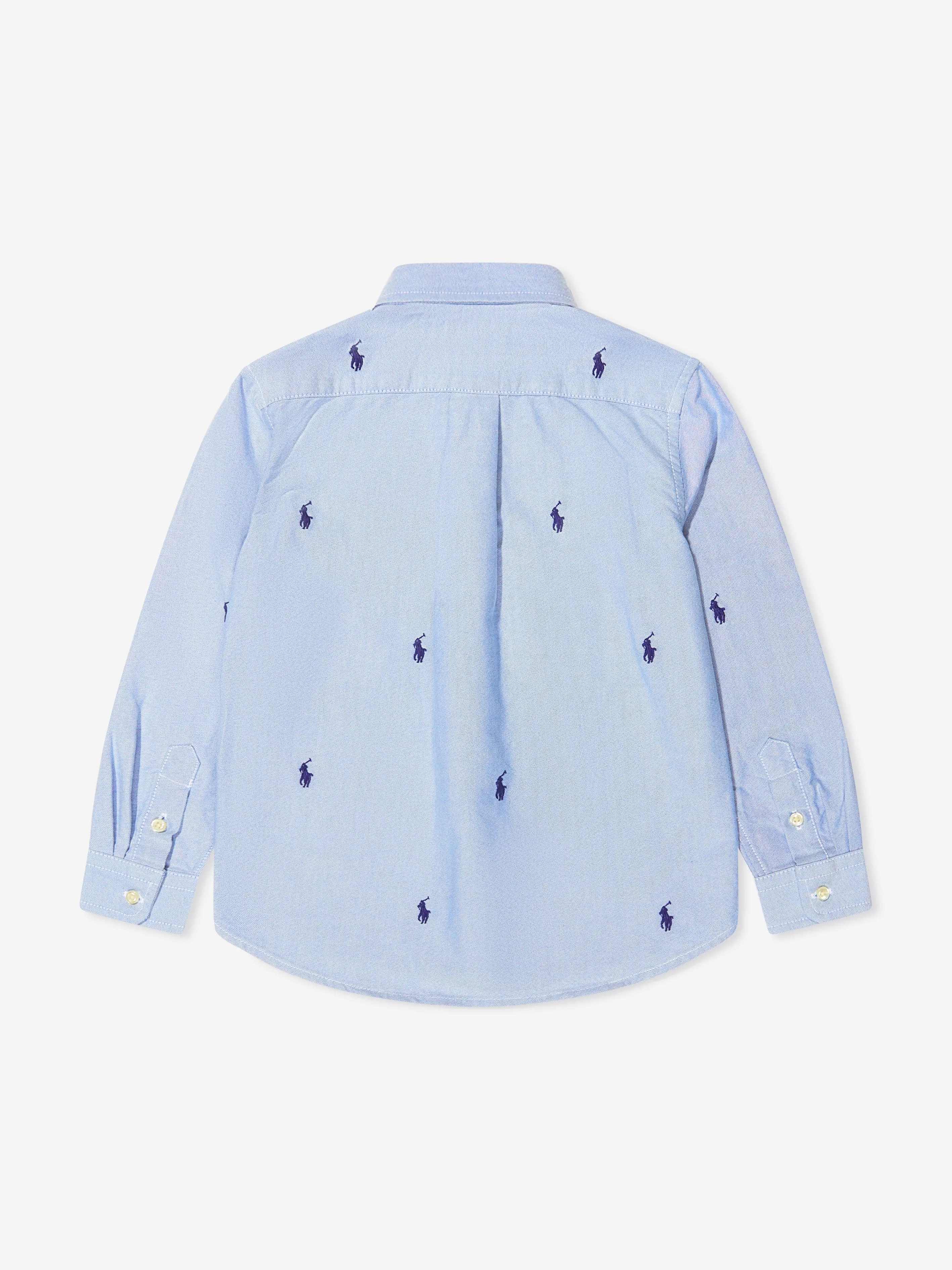 Ralph Lauren Jungen Logo Shirt in Blau