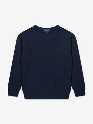 Ralph Lauren Jungen Logo Sweatshirt in Marineblau