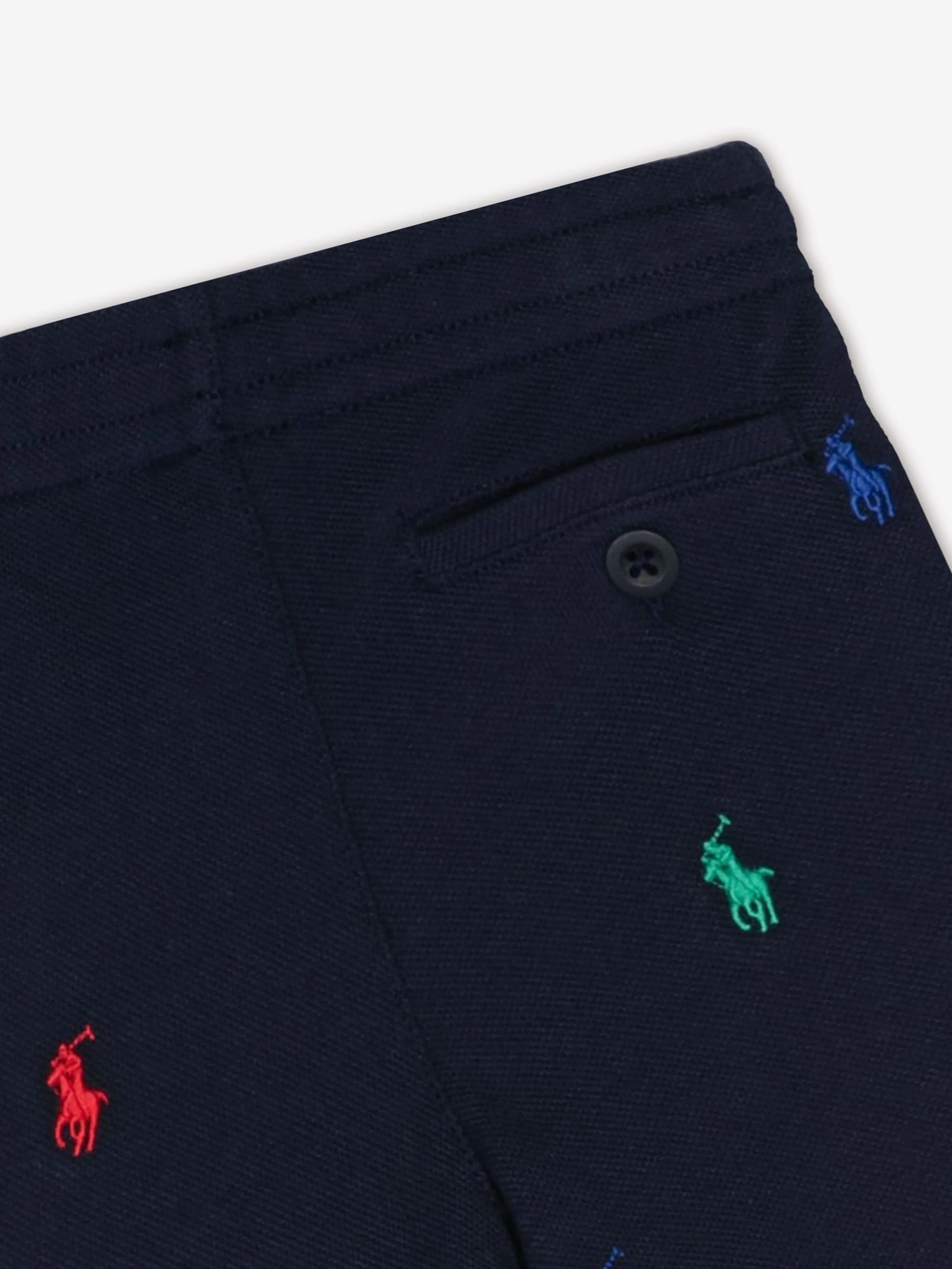 Ralph Lauren Jungen Multi-Logo Prepster Shorts in Marine