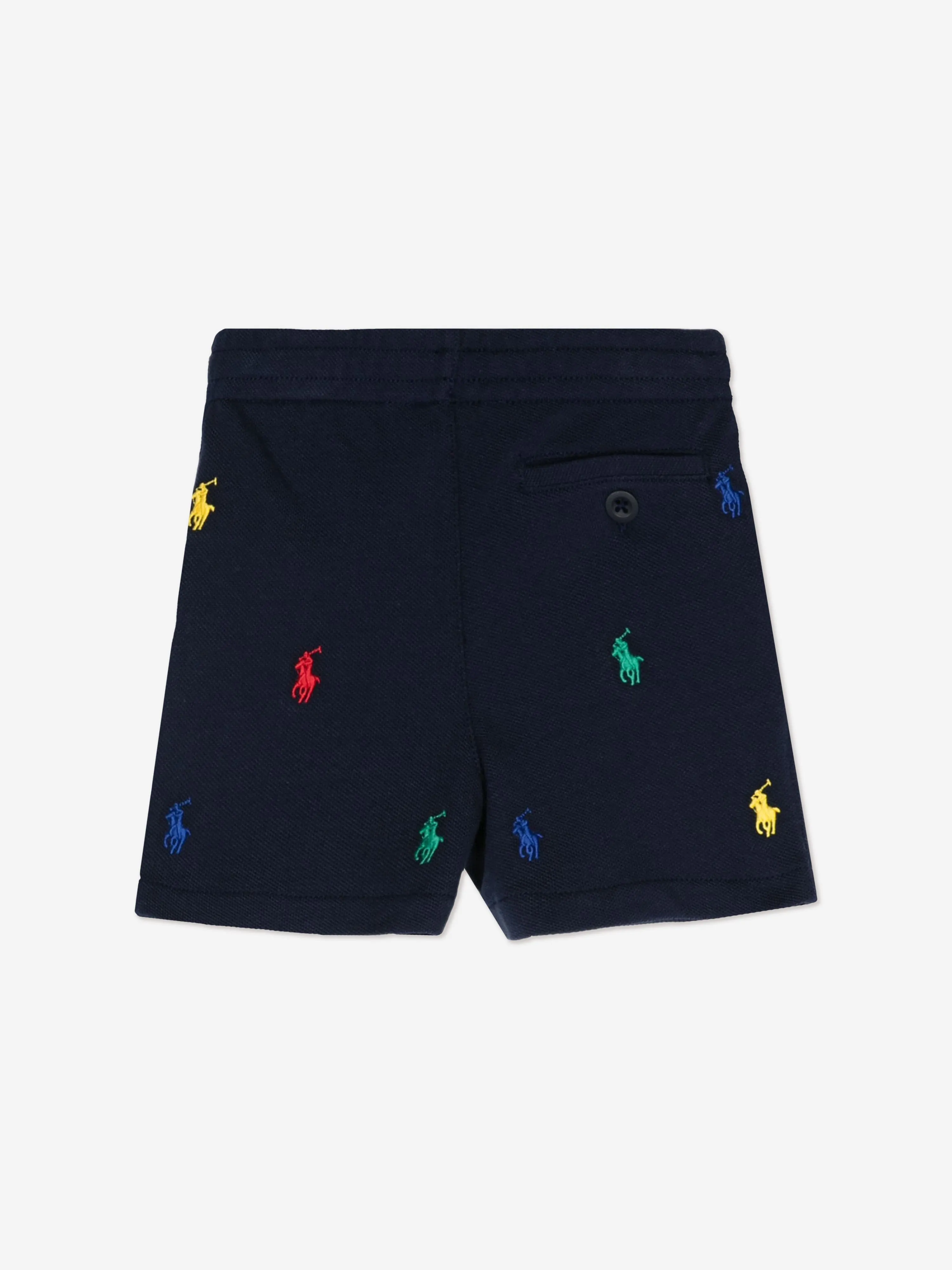 Ralph Lauren Jungen Multi-Logo Prepster Shorts in Marine