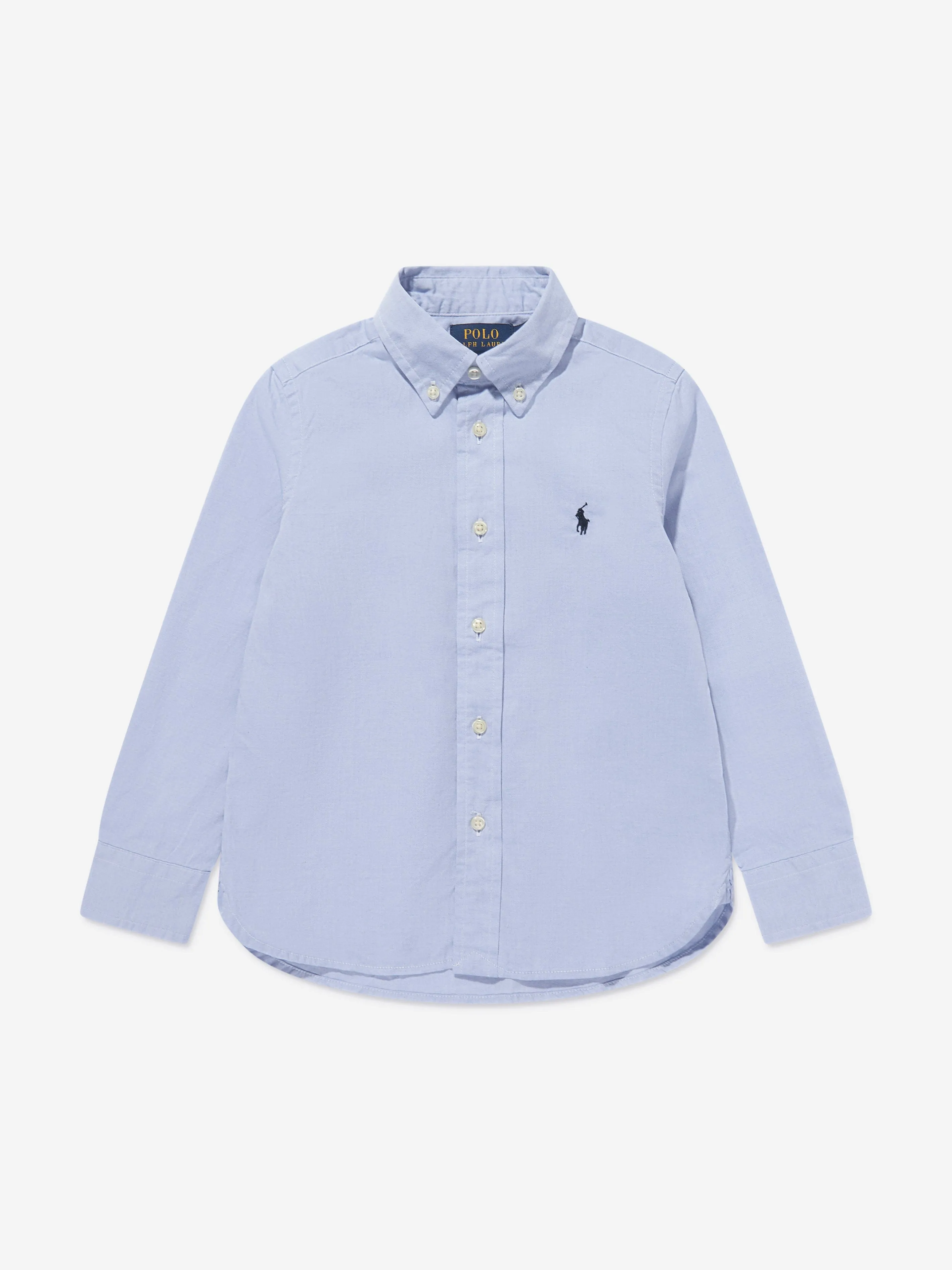 Ralph Lauren Jungen Slim Fit Oxford-Hemd in Blau