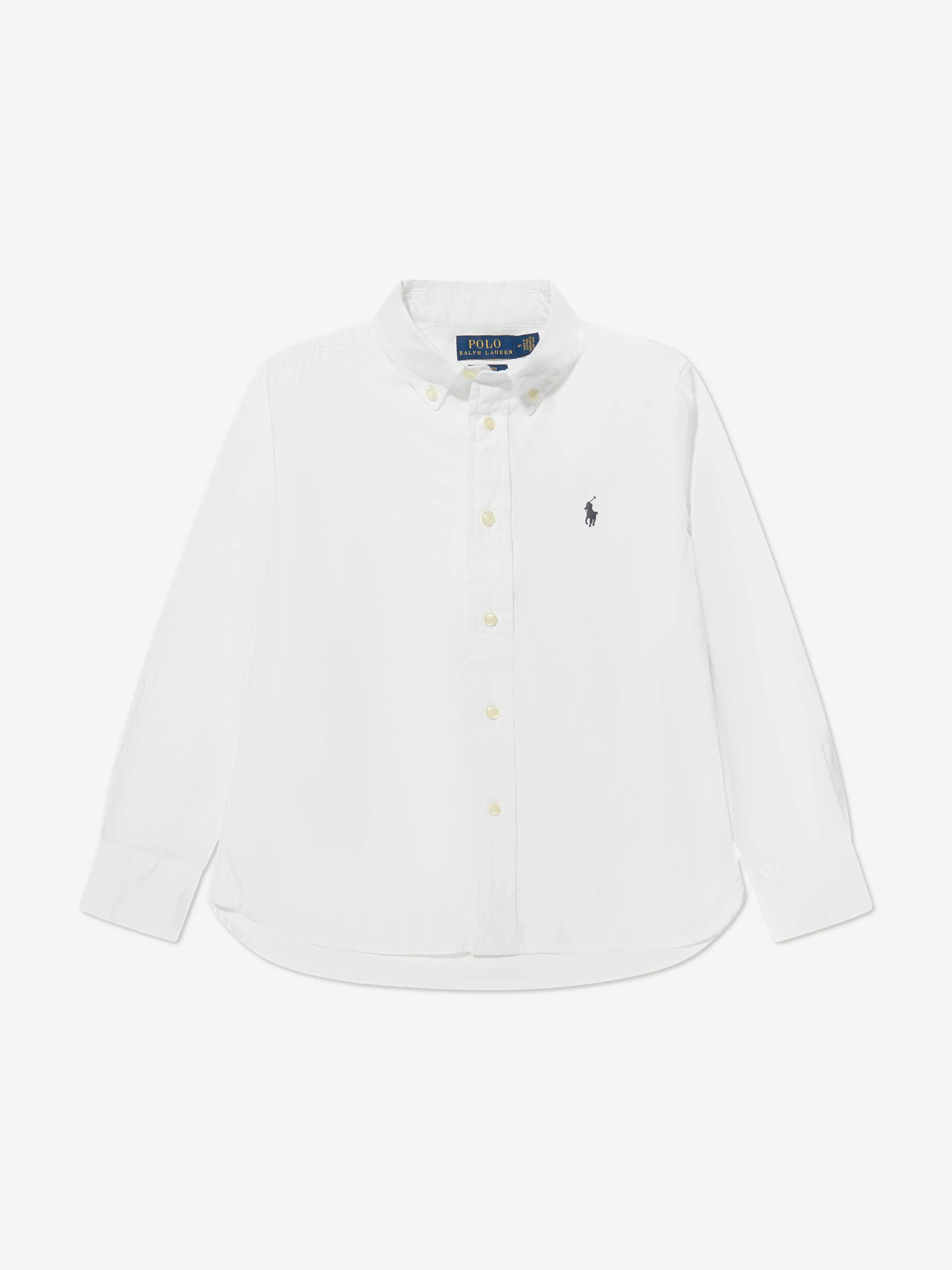 Ralph Lauren Jungen Slim Fit Oxford-Hemd in Weiß