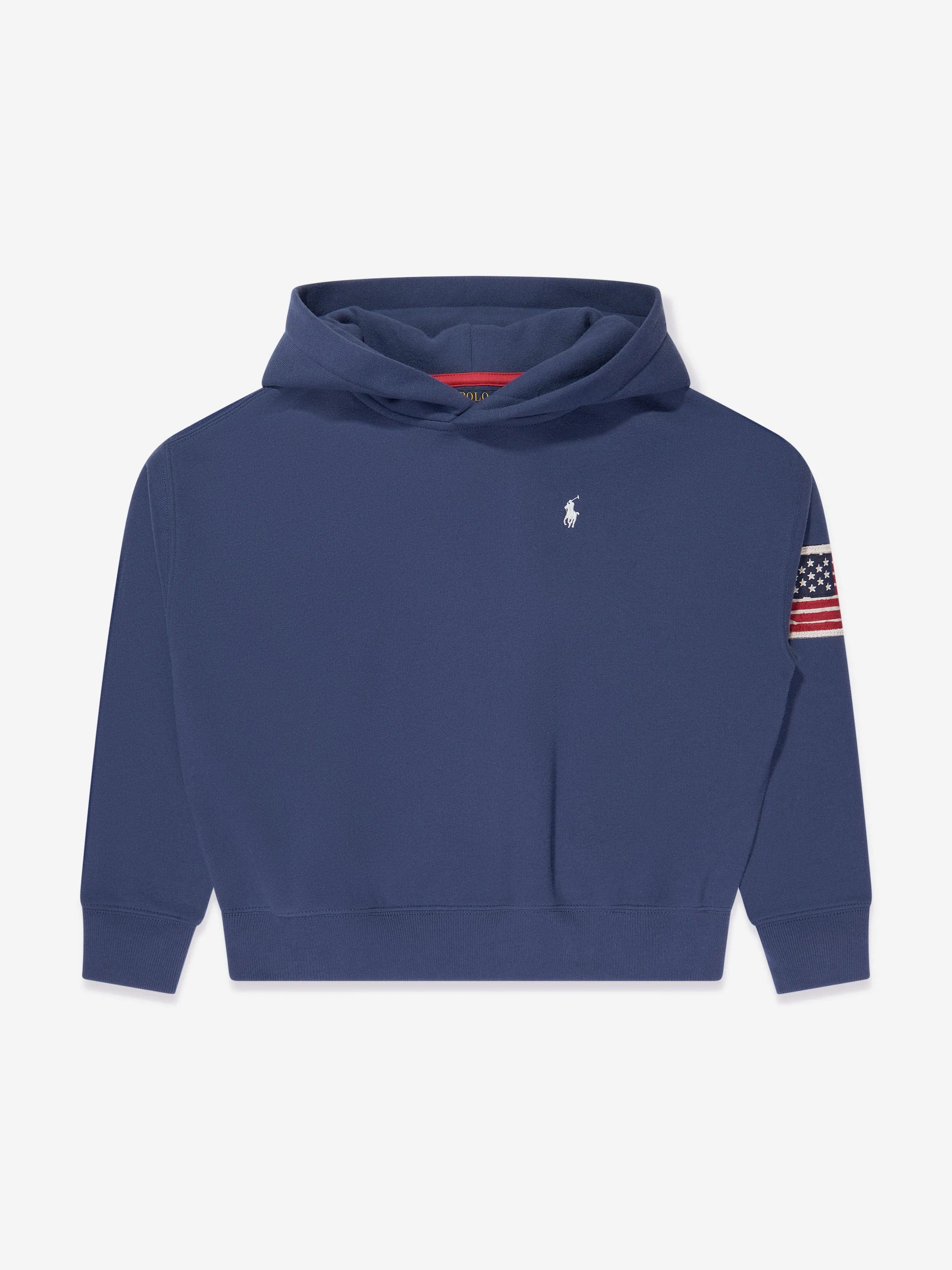 Ralph Lauren Mädchen Polo Kapuzenpullover in Marineblau