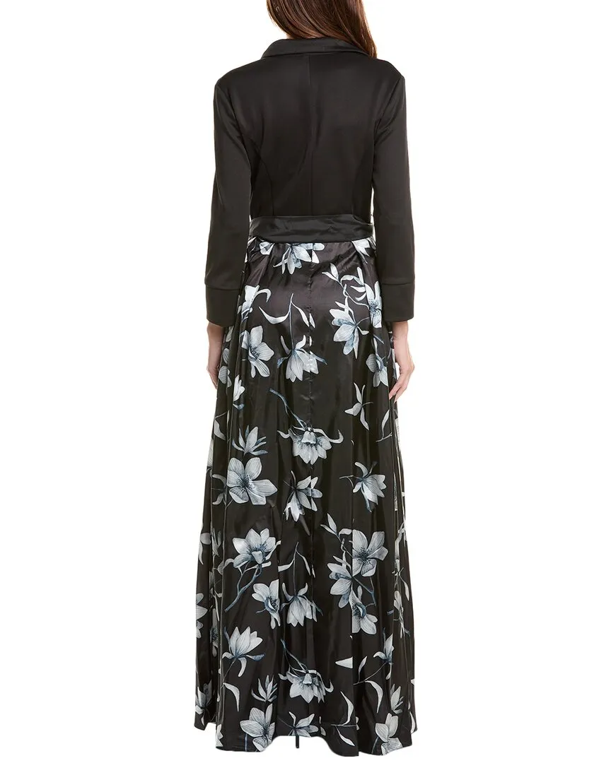 Rene Ruiz Taffeta Shirt Gown