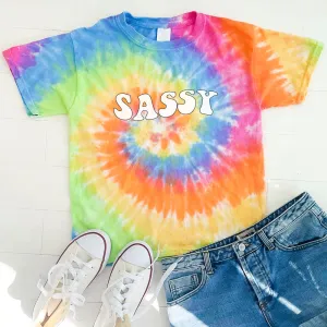 Retro Sassy Kids Tie-Dye T-Shirt boys apparel promo code