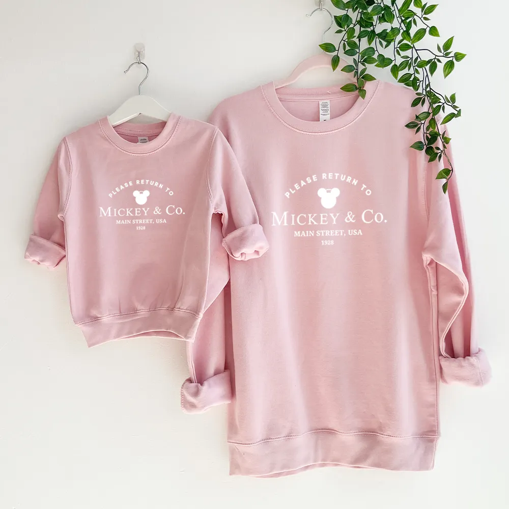 Return To USA Kids Matching Mum & Kid Sweatshirts girls skirts clearance