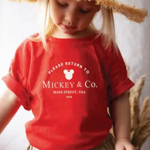 Return To USA Kids Red T-Shirt girls pajamas promo