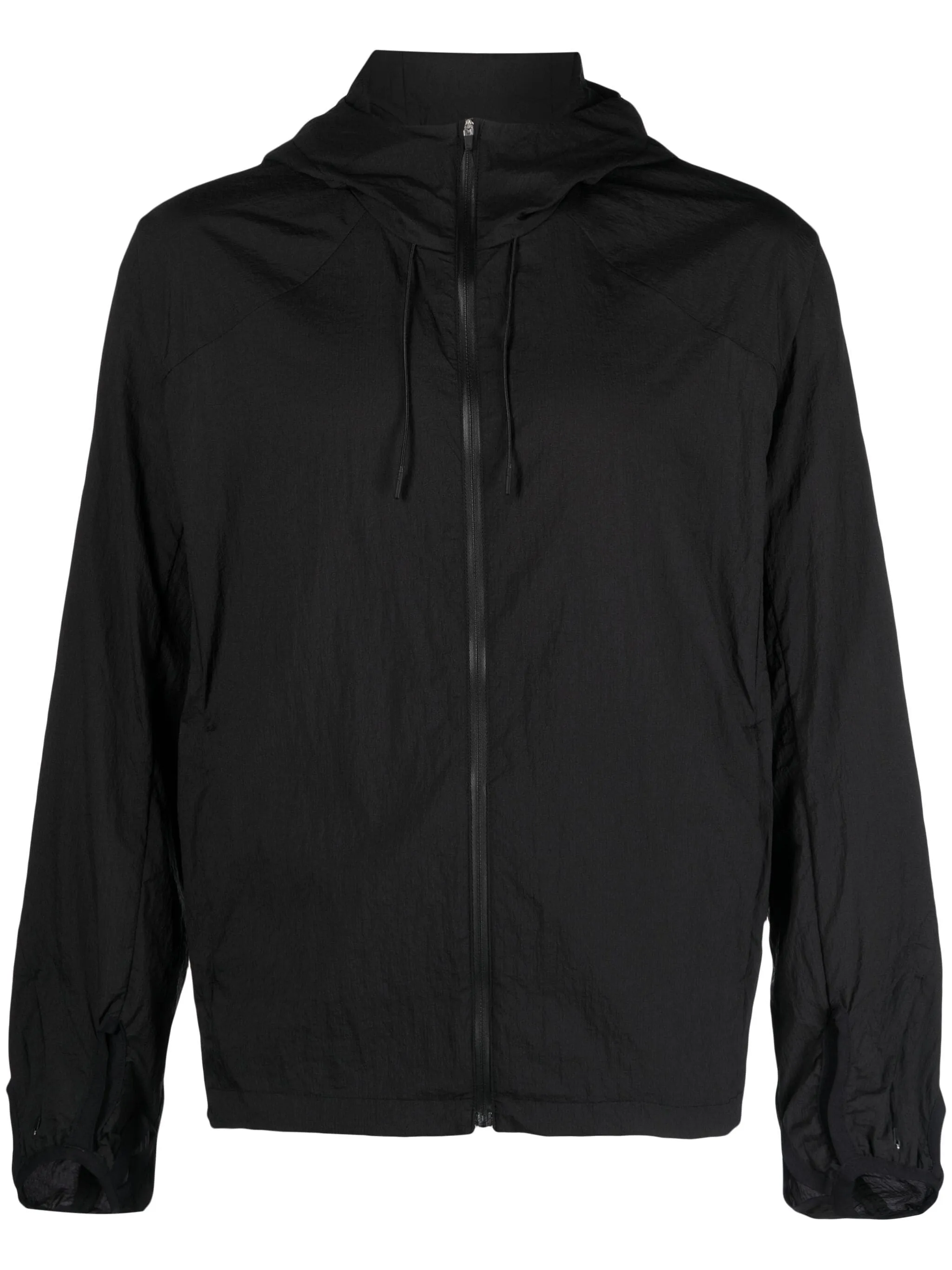 Ripstop Texture Hooded Zip-Up Jacket winter jackets clearance